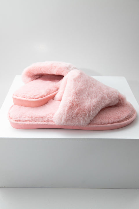 Toe Slide Slipper Pink