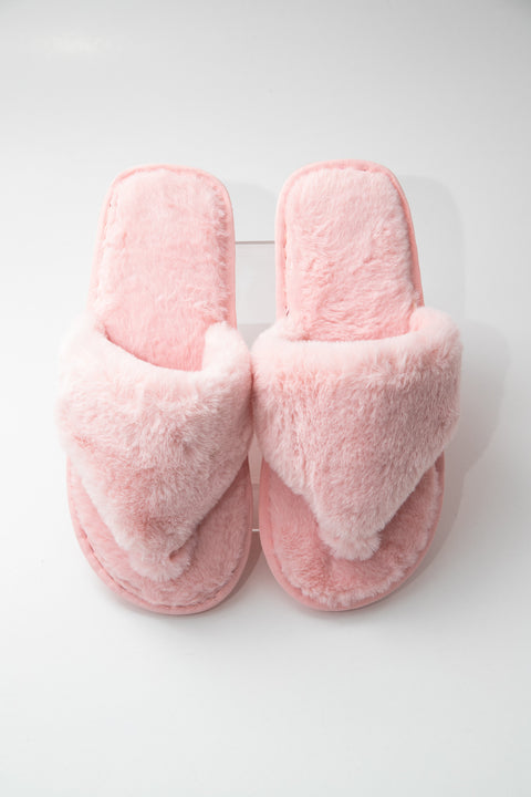 Toe Slide Slipper Pink