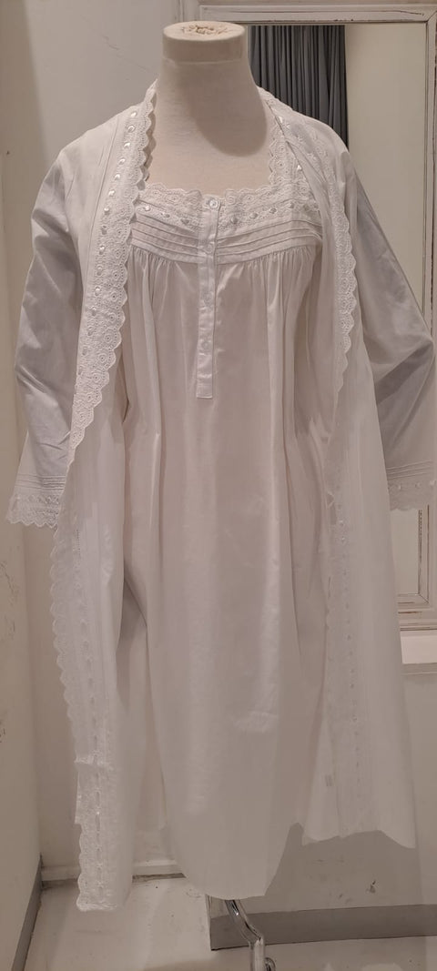 Cotton Broderie Anglaise Kimono