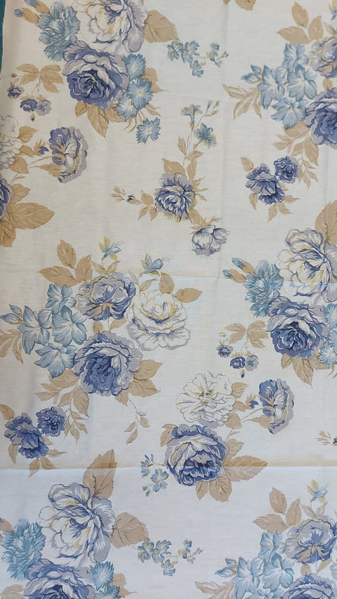 Women's Brushed Cotton Flannel PJ's Floral Print